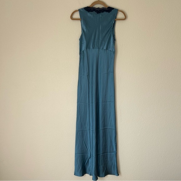 NWOT Reformation Aliceyn Silk Dress in Waves - Picture 6 of 6